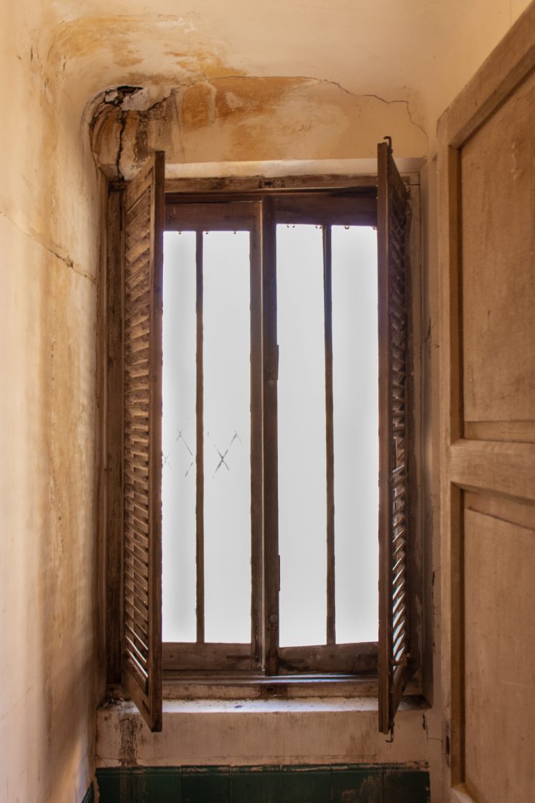 35 Cervantes Teatro Administration interior window